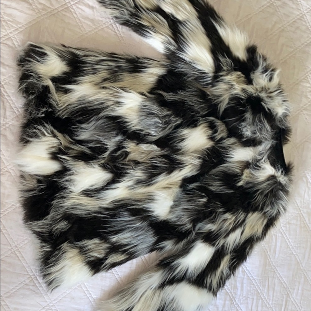 Faux fur coat
